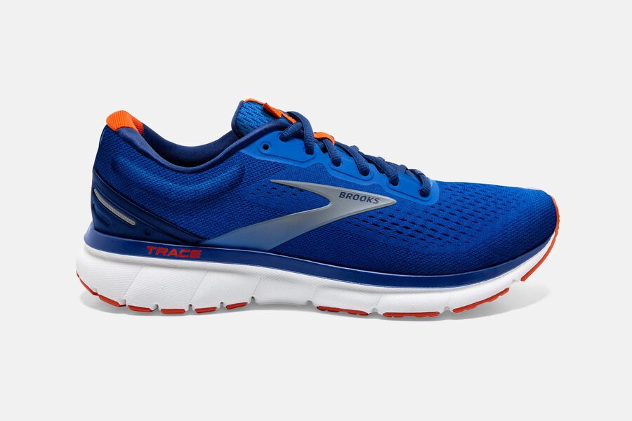 Brooks Trace Road Running Shoes Mens - Blue - AWGXN-7698